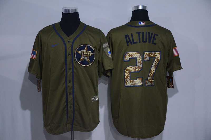 Astros 27 Jose Altuve Olive 2020 Nike Cool Base Jersey,We sell and wholesale Astros 27 Jose Altuve Olive 2020 Nike Cool Base Jersey on line form chian!